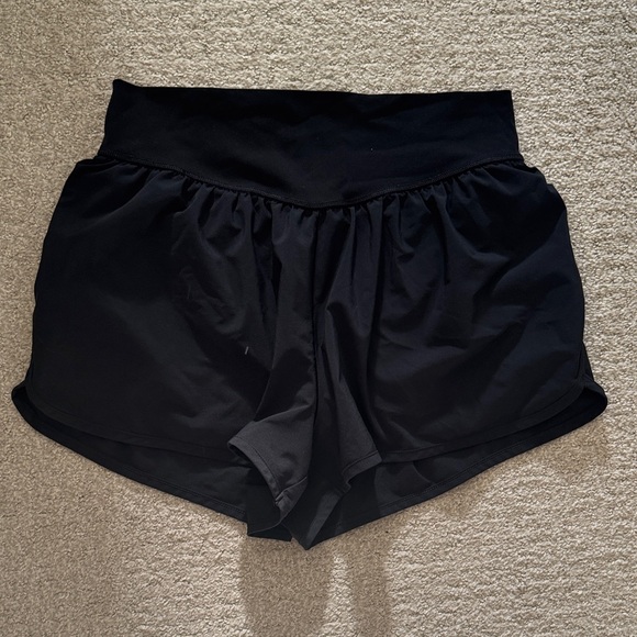 aerie Pants - Aerie Women's Black Athletic Shorts